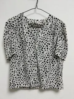 ヒョウ柄 半袖シャツ