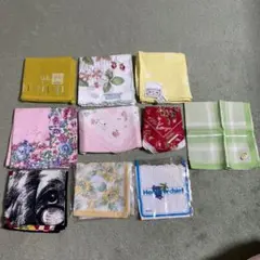 【新品、未使用】ハンカチ　10枚　まとめ売り　ウェッジウッド含む