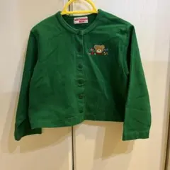 再度値下げしました！　ミキハウス　レトロ　カーディガン　110㎝