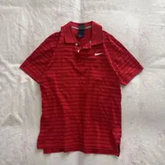 00s nike border polo shirt red y2kのサムネイル