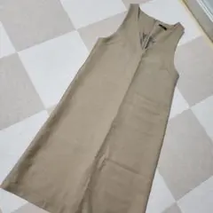 ROSSO ノースリーブ ベージュ ワンピース