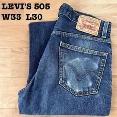 リーバイス 505 レギュラーフィット デニム ジーンズ W33 L30 古着