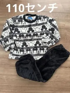 ミッキー　パジャマセット　もこもこ　フリース　110センチ　ディズニー