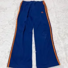 adidas アディダス トラックパンツ ネイビー オレンジ ベッケンバウアー