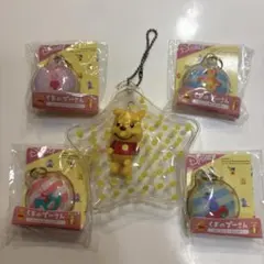 プーさん/ピグレット/イーヨー/ティガー/ぷくぷくキーホルダー/バルーン/セット