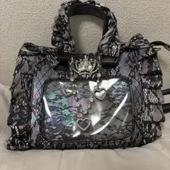 Pal elfy パルエルフィー オーロラレースミニ姫痛バ ブラック 黒