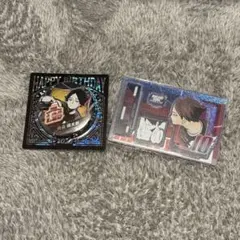 ハイキュー　バースデイアクリルスタンド 缶バッジ　角名倫太郎