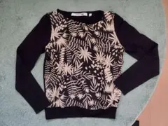 ユニクロ × カリーヌ ロワトフェルド★前身頃シルク★ウールニット★M