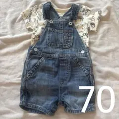 babyGAP デニム　サロペット　オーバーオール　70 ベビー