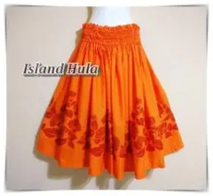 Island Hulaレフア柄♡オレンジパウスカートのサムネイル