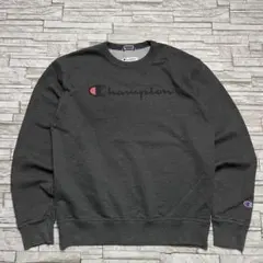 Champion スウェット グレー フロントロゴ Mサイズ