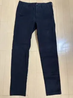 ブラック スリムフィット チノパン ウエスト73cm