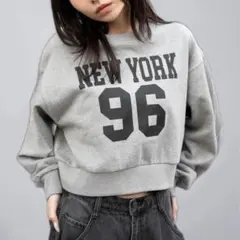 WEGO グラフィック スウェット プルオーバー トレーナー トップス