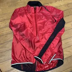 クラフト　CRAFT 赤いナイロンフルジップウィンドブレーカー