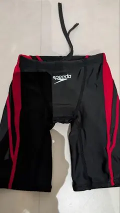speedo 競泳水着 FINA認証 サイズ130 黒/赤