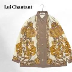 【ルイシャンタン】長袖シャツ/総柄/個性的/デザイン/オシャレ/春秋/38サイズのサムネイル