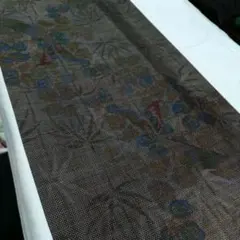 4520.大島紬　正絹泥染め　✡お値下げしました