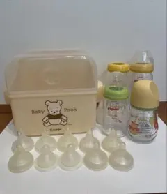 Combi除菌じょーず、Pigeon 哺乳瓶セット