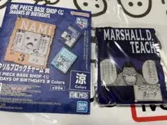 一番くじ　ワンピースベースショップくじ　アクリルブロック　ティーチ(黒ひげ)