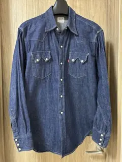 LEVI'S リーバイス ウエスタン デニムシャツ インディゴ 濃紺 USA製