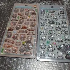 正規品　クーリア　ボンボンドロップシール　レッサーパンダ＆パンダ　セット