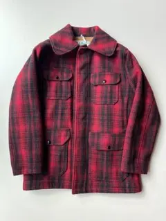 WAREHOUSE 美品 レッド バッファローチェック マッキーノジャケット WAREHOUSE マッキーノジャケット　バッファローチェック　レッド　美品 ジャケット・アウター