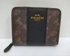 美品☆COACH コーチ ビルフォールド ウォレット・ホース アンド キャリッジ