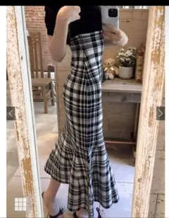 ワンピース チェック柄