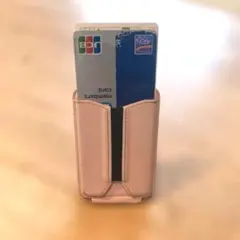 Magsafeカートホルダー　ピンク 合成皮革 カードケース