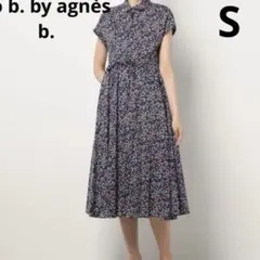 To b. by agnès b. フラワープリントシャツワンピース 36 - メルカリ