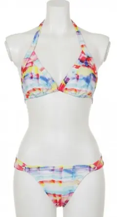 新品・未着用　9号　Mサイズ　PEAK&PINE  水着  ボーダー　ビキニ