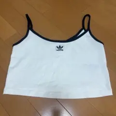 adidas スリーブレスキャミソール L ホワイト/ブラックのサムネイル