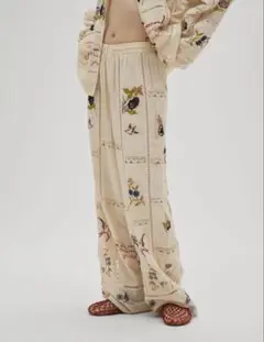 【試着のみ】TODAYFUL EmbroideryPatchwork Pants