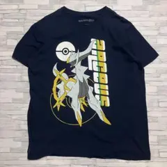 ポケモン アルセウス pokemon Tシャツ Lサイズ ネイビー プリント