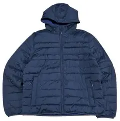 00s GAP Archive フーデッドマイクロダウンジャケット ブラック系