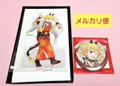 鬼滅の刃 ufotable 午年 アクリルスタンド 缶バッジ 我妻善逸 ①