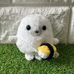 ミニビーンズ あざらし ぬい服 ぬい活 あみぐるみ お寿司 たまご玉子 たまご①のサムネイル