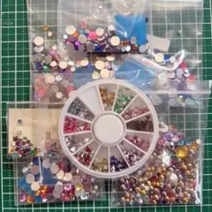 ストーン ハンドメイドパーツ ネイルパーツ まとめ売り