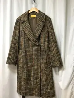 最終値下げ　美品　Zelal  元町ゼラール　ツイードコート