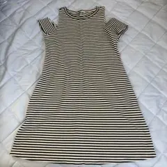 ZARA ストライプ ミニワンピース Mのサムネイル