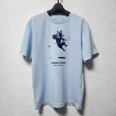 美品★テニスジャンキー 半袖Tシャツ M ライトブルー　水色