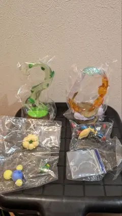 ゆらめくポケモンのひととき ルカリオ　エルフィーン ＆ ワタッコ