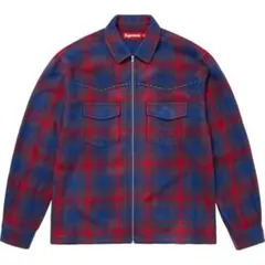 2026年最新】Supreme Studded Shadow Plaid Zip Up Shirtの人気