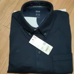 未使用品 UNIQLO Ｌサイズ エアリズムコットンカノコポロシャツボタンダウン
