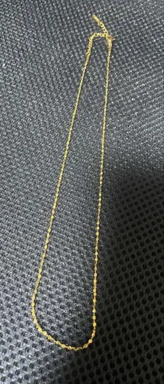 milcy ミルシー　グリッターチェーンネックレス　ゴールド