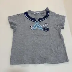【美品】filiar セーラー襟 Tシャツ 90