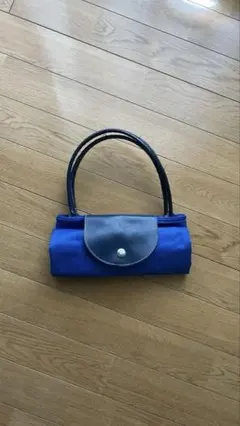折りたたみトートバッグ ブルーのサムネイル