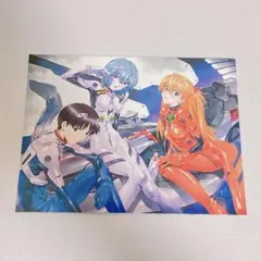 エヴァンゲリオン 限定 ポストカード 碇シンジ 綾波レイ アスカ i
