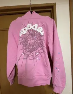 スパイダーグラフィック パーカー ライトブルー正規品！ - メルカリ