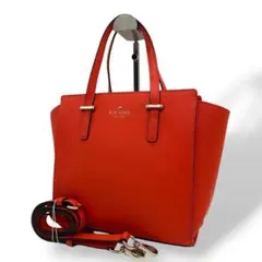 ケイトスペード ハンドバッグ s11 赤 PVC 2way ショルダーバッグ